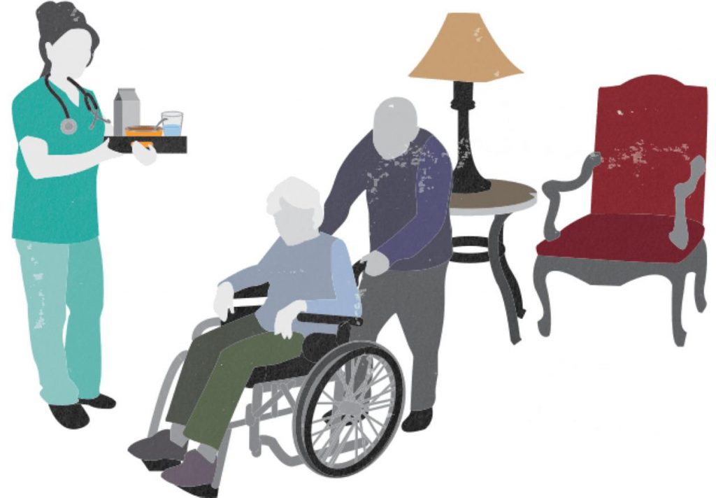 Illustration of caregiver